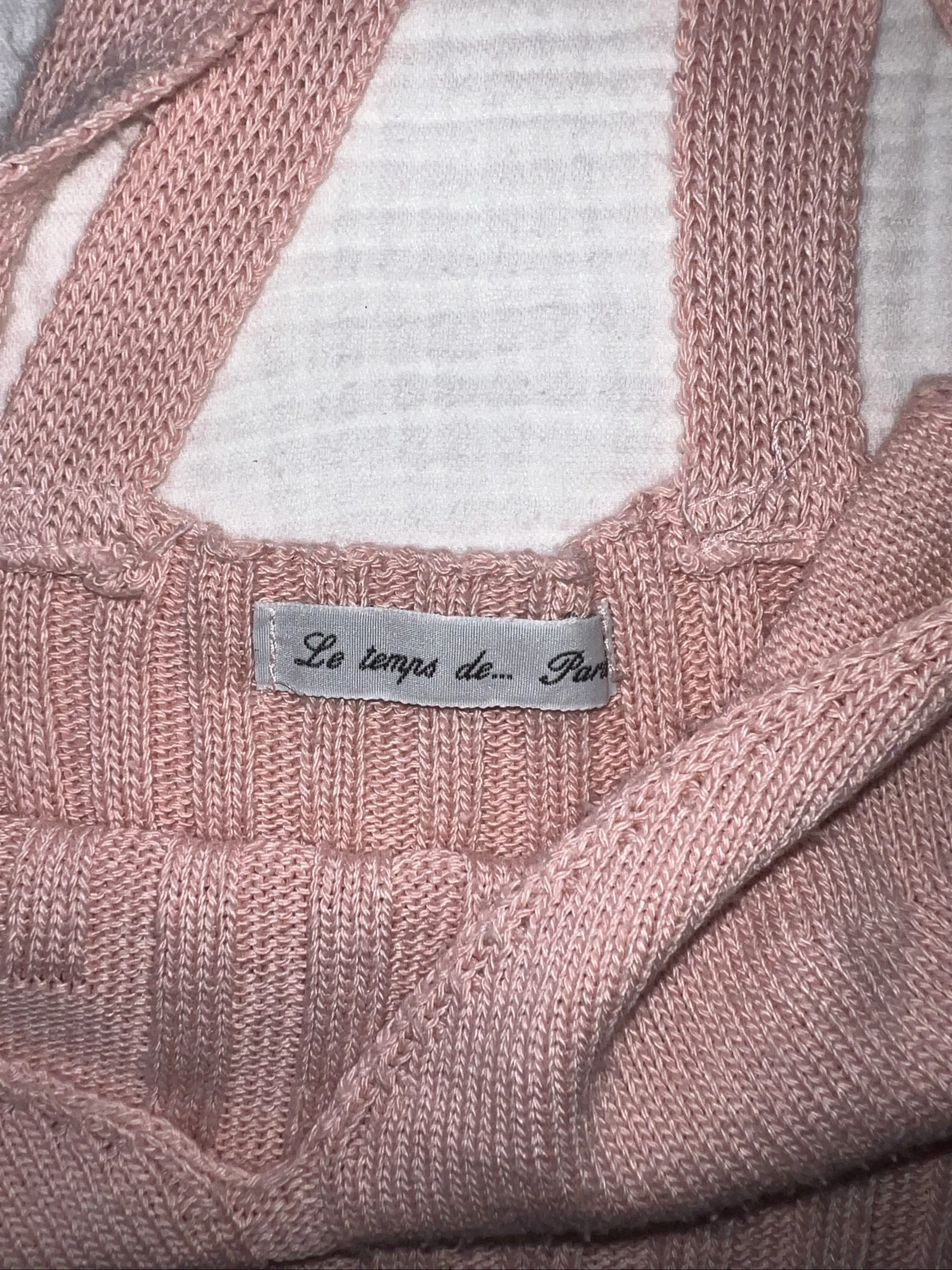 Ribbed Pink Tank Top – photo 2